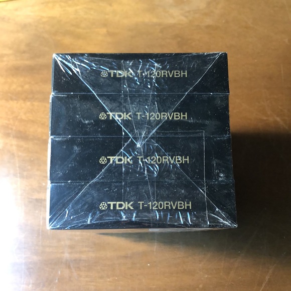 4 Brand New Factory Sealed TDK 6 Hour VHS Tapes. - Picture 6 of 6